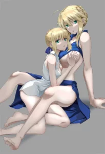 ปัญหาของเซเบอร์ [CRAZY CLOVER CLUB (Kuroha Nue)] Saber no Natsuyasumi (SABER COMPLEX) (Fate stay night)